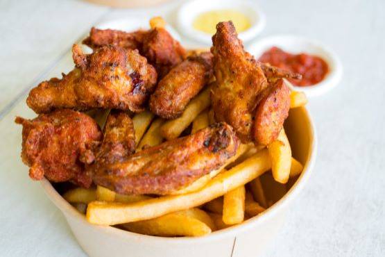 Pollo y Papas